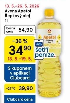 Řepkový olej Apetol