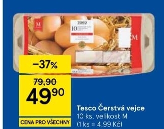 Vejce M Tesco