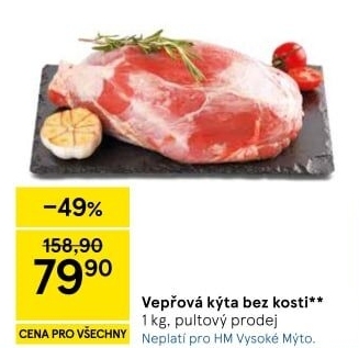 Vepřová kýta bez kosti