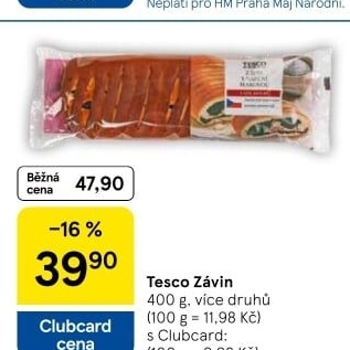 Závin Tesco