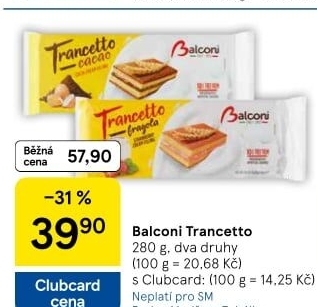 Dezert Trancetto Balconi