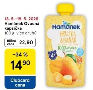 Kapsička ovocná Hamánek