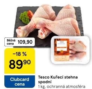 Kuřecí stehna Tesco