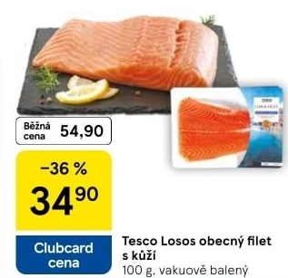 Losos obecný filety Tesco