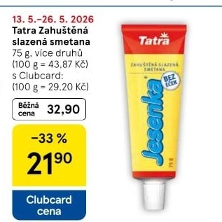 Mléko kondenzované Jesenka Tatra