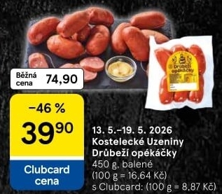 Opékačky drůbeží Kostelecké uzeniny