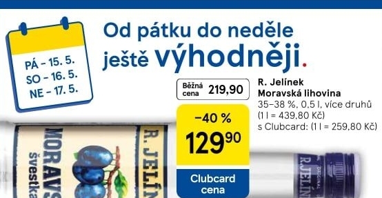 Pálenky Moravská řada Rudolf Jelínek