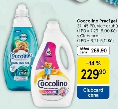 Prací gel Coccolino