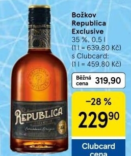 Rum Republica Exclusive Božkov