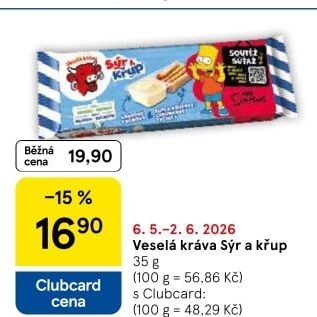 Sýr a křup Veselá kráva