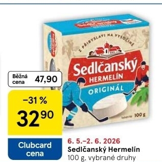 Sýr Hermelín Sedlčanský