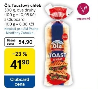 Toustový chléb Ölz