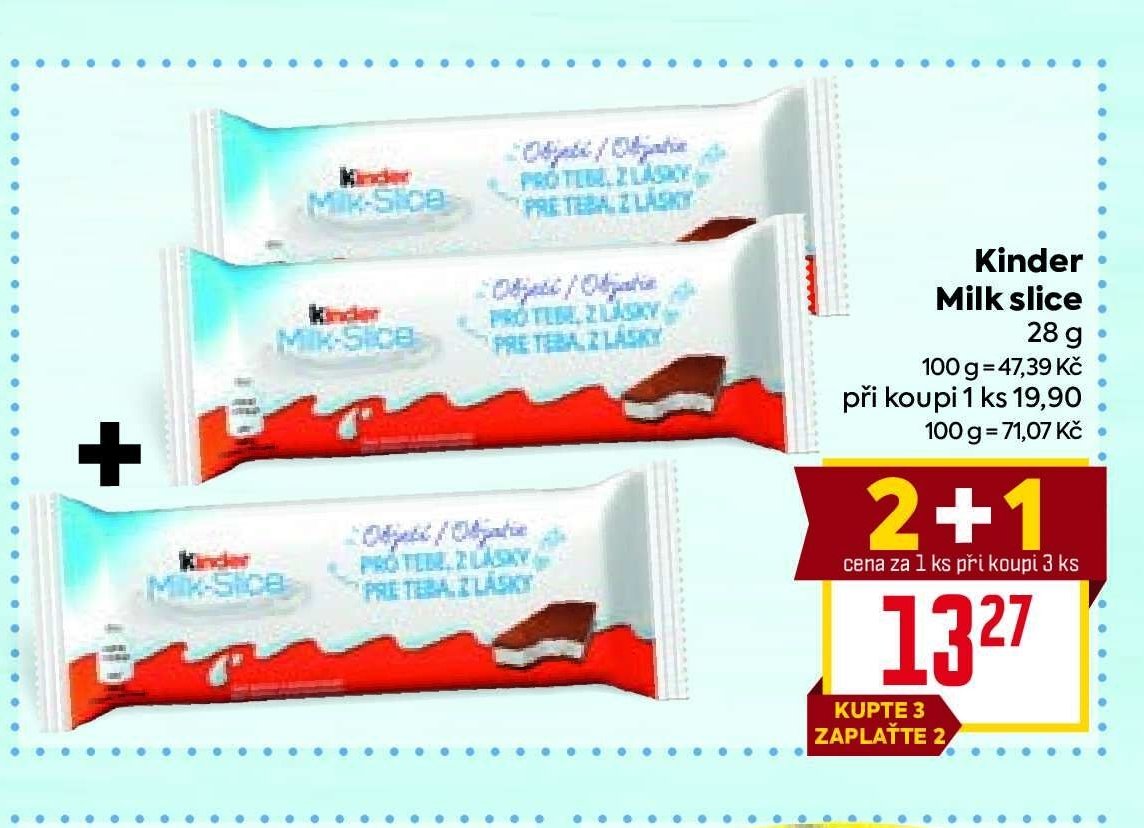 Kinder Milk slice 28 g