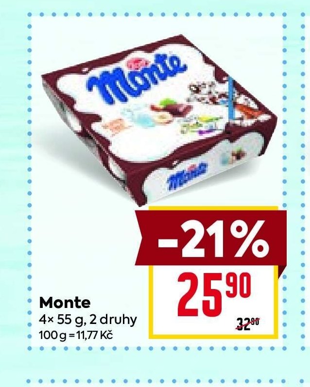 Monte 4x55 g