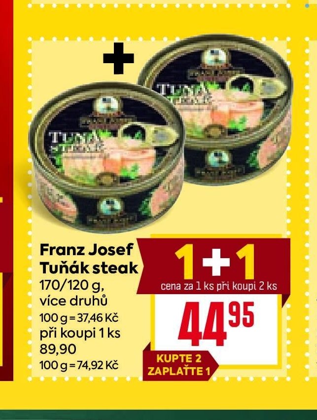 Franz Josef Tuňák steak