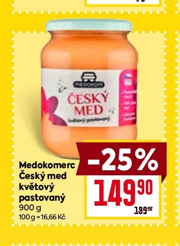 Medokomerc Český med květový pastovaný