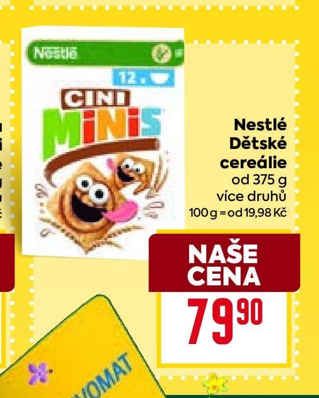 Nestlé Dětské cereálie