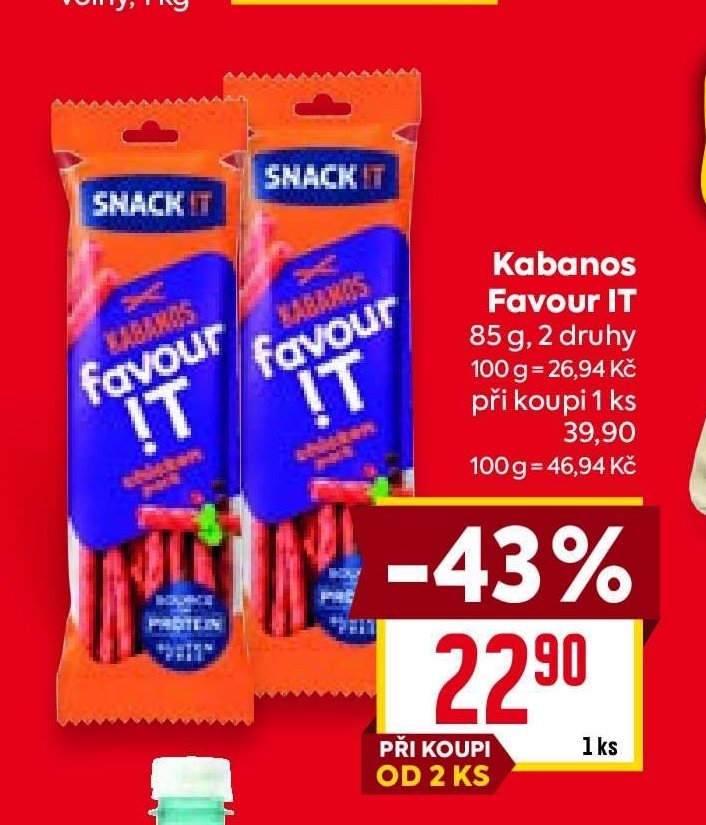 Kabanos Favour IT - BILLA akcniletaky.com
