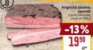 Anglická slanina speciál