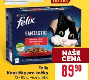 Kapsičky pro kočky Felix Purina