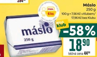 Máslo Milkpol
