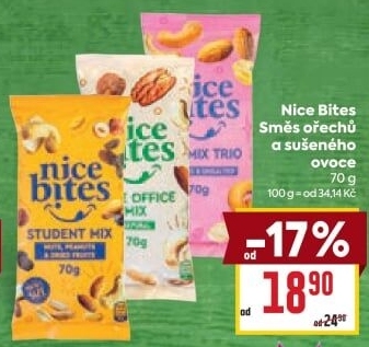 Mix ořechů a ovoce Nice Bites