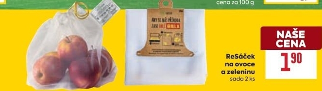 Sáček textilní eko Billa