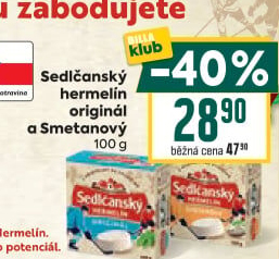 Sýr Hermelín Sedlčanský