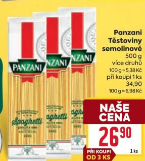 Těstoviny Panzani