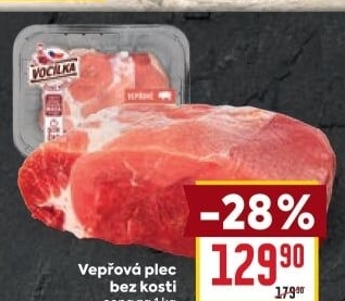 Vepřová plec bez kosti Vocílka