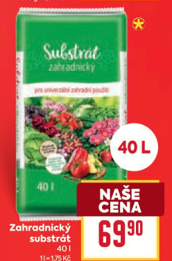 Zahradnický substrát