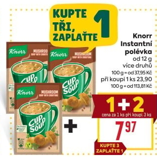 Instantní polévky Knorr
