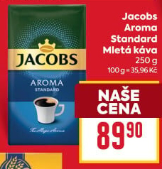 Mletá káva Jacobs Aroma Standard