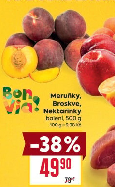 Nektarinky Billa Bonvia