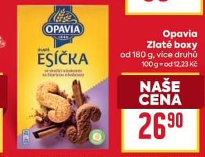 Sušenky Zlaté Opavia - boxy