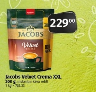 Instantní káva Jacobs Velvet Crema