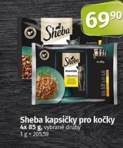 Kapsičky pro kočky Sheba