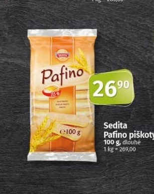 Piškoty cukrářské Pafino Sedita