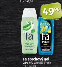 Sprchový gel Fa