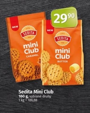 Sušenky mini Club Sedita
