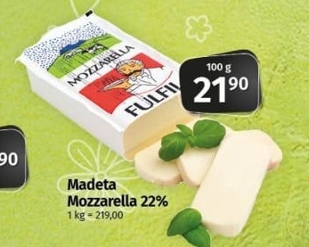 Sýr Mozzarella cihla Fulfil
