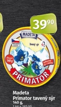 Sýr tavený Primátor Madeta