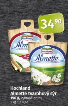 Tvarohový sýr Almette Hochland