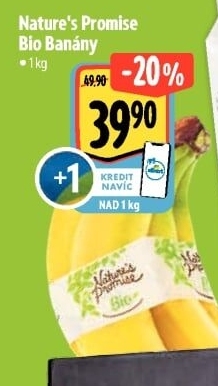 Banány bio Nature'