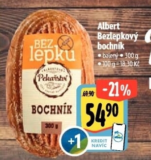 Bochník bez lepku Albert