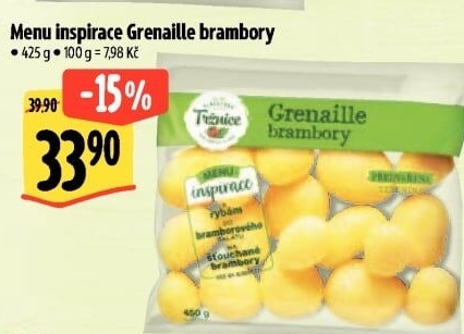 Brambory grenaille Menu inspirace Albert