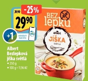 Jíška bez lepku Albert