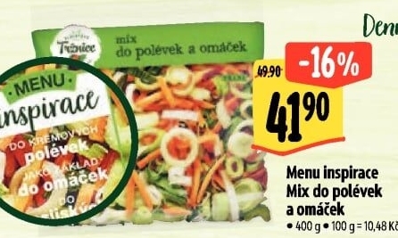Mix do polévek a omáček Menu inspirace Albert