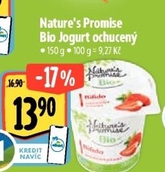 Ochucený jogurt bio Nature'