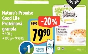 Proteinová granola Good Life Nature'
